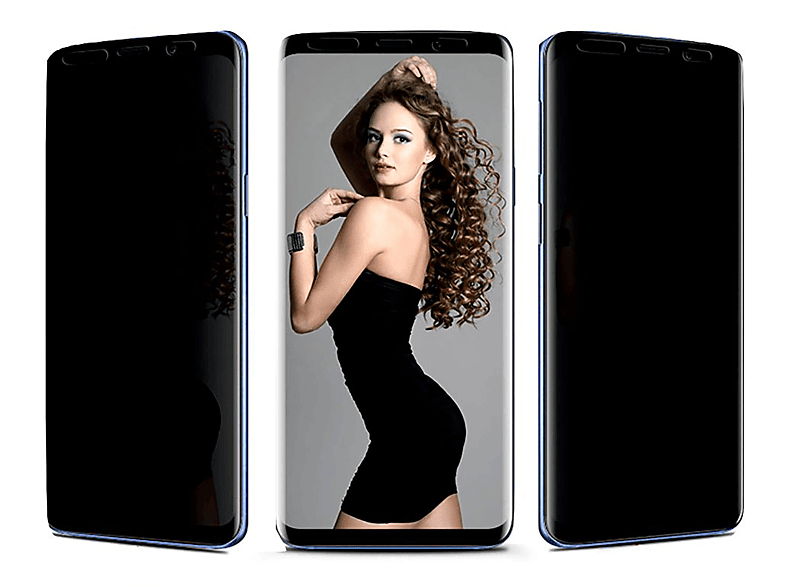 Displayschutz(für Samsung 9) ARRIVLY Galaxy Blickschutzfolie Anti-Spähen Note