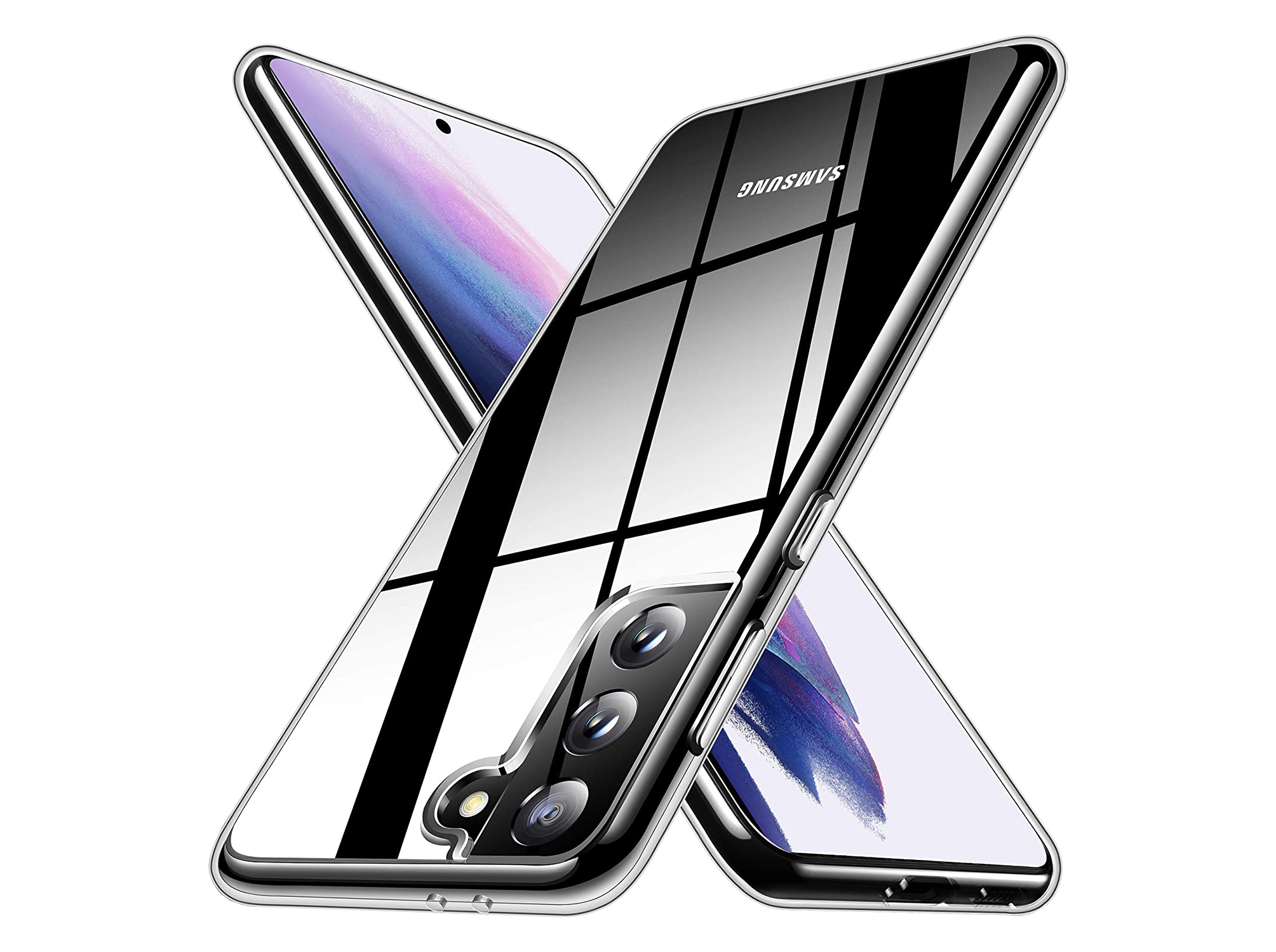 S21 Transparent Galaxy ARRIVLY Backcover, Ultra, Samsung, Silikon Hülle,