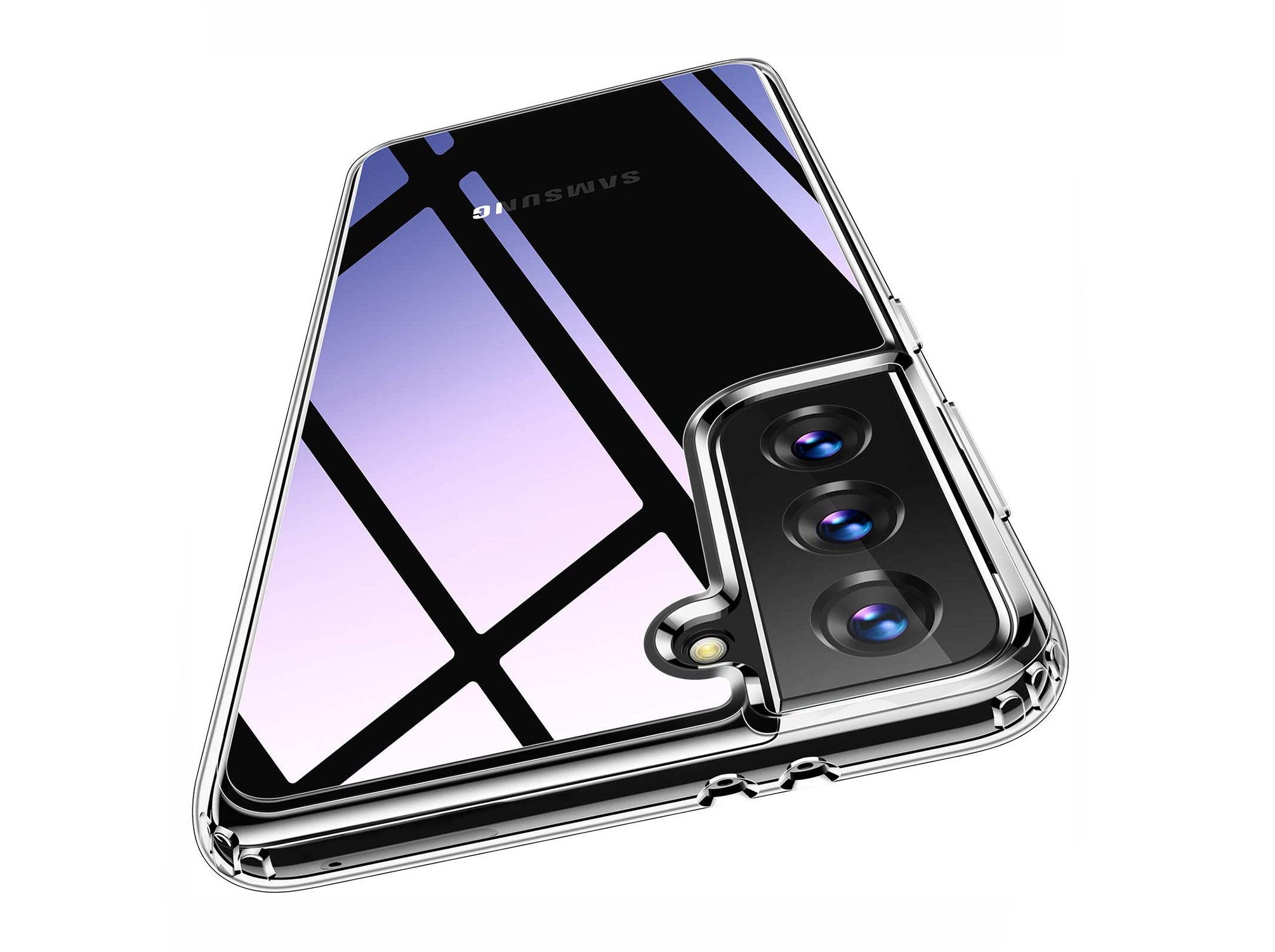 ARRIVLY Silikon Hülle, Backcover, Transparent S22+, Galaxy Samsung
