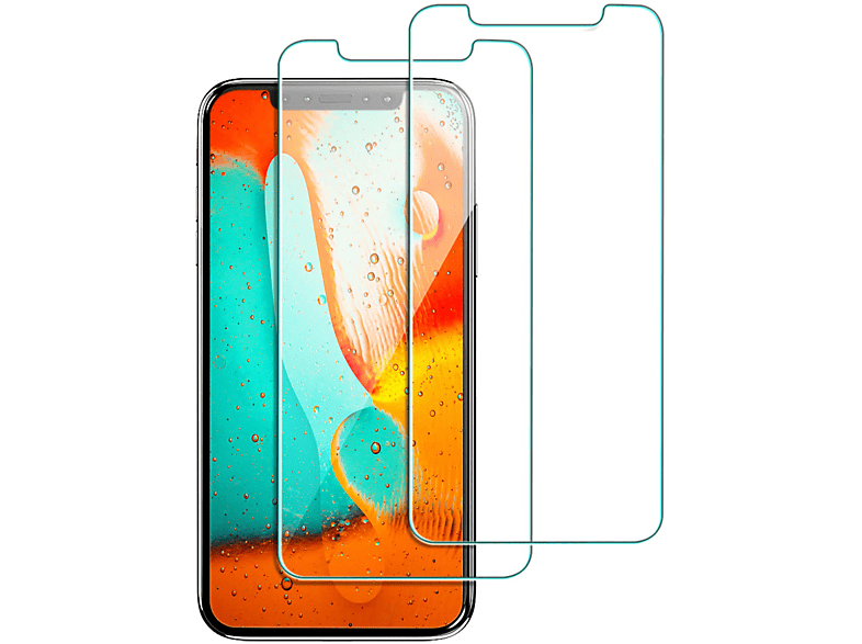 Premium X) iPhone Panzerfolie Schutzglas(für Apple Pack ARRIVLY 2