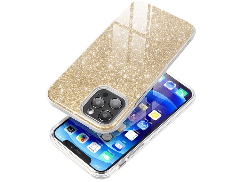 A72, Galaxy Backcover, KÖNIG DESIGN Gold Samsung, Schutzhülle,