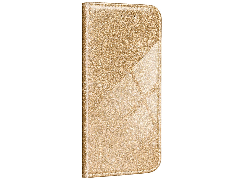 KÖNIG DESIGN Schutzhülle, Bookcover, Huawei, Y6p, Gold