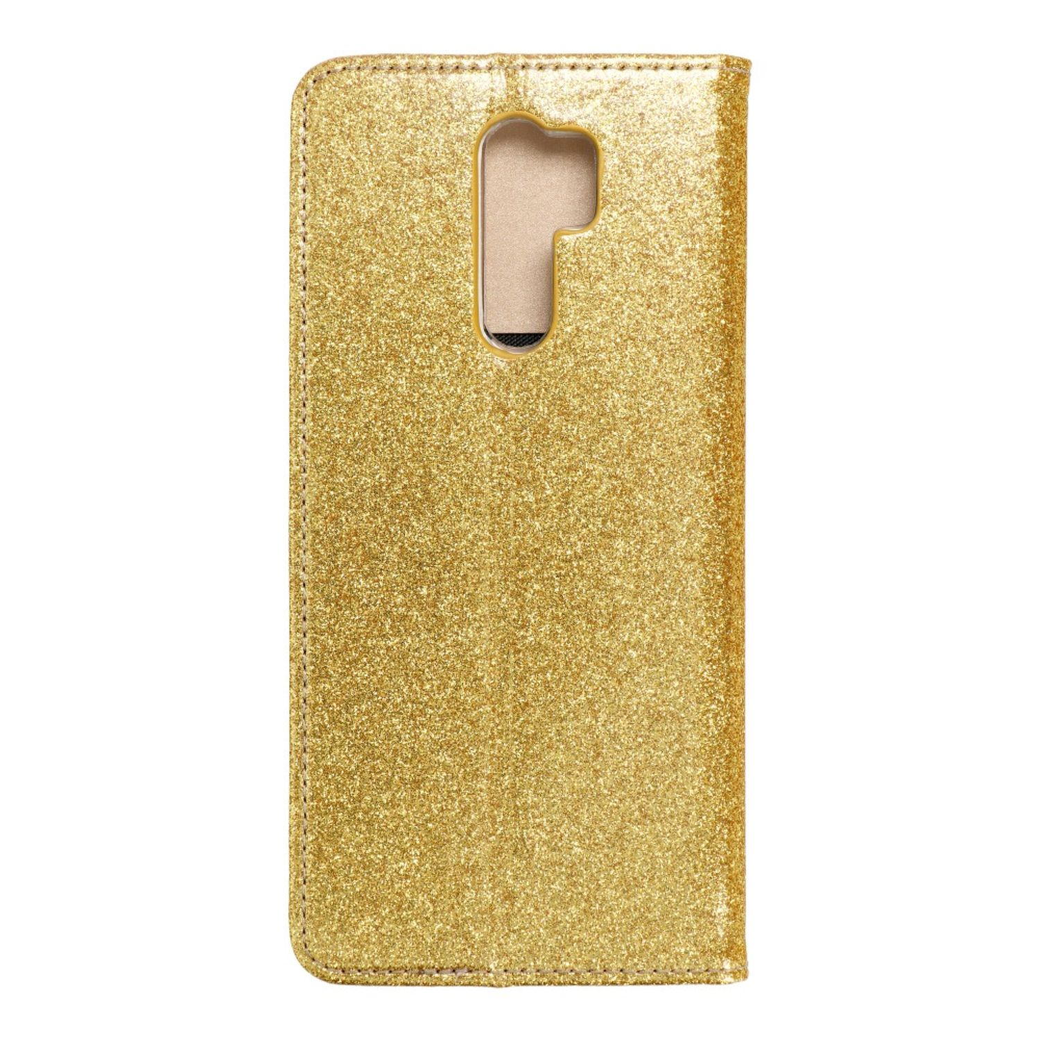 Gold Schutzhülle, KÖNIG Redmi Xiaomi, DESIGN Bookcover, 9,