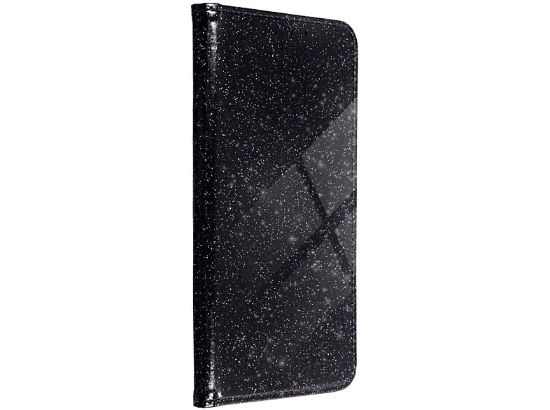 KÖNIG DESIGN Schutzhülle, Bookcover, Huawei, Y6p, Schwarz