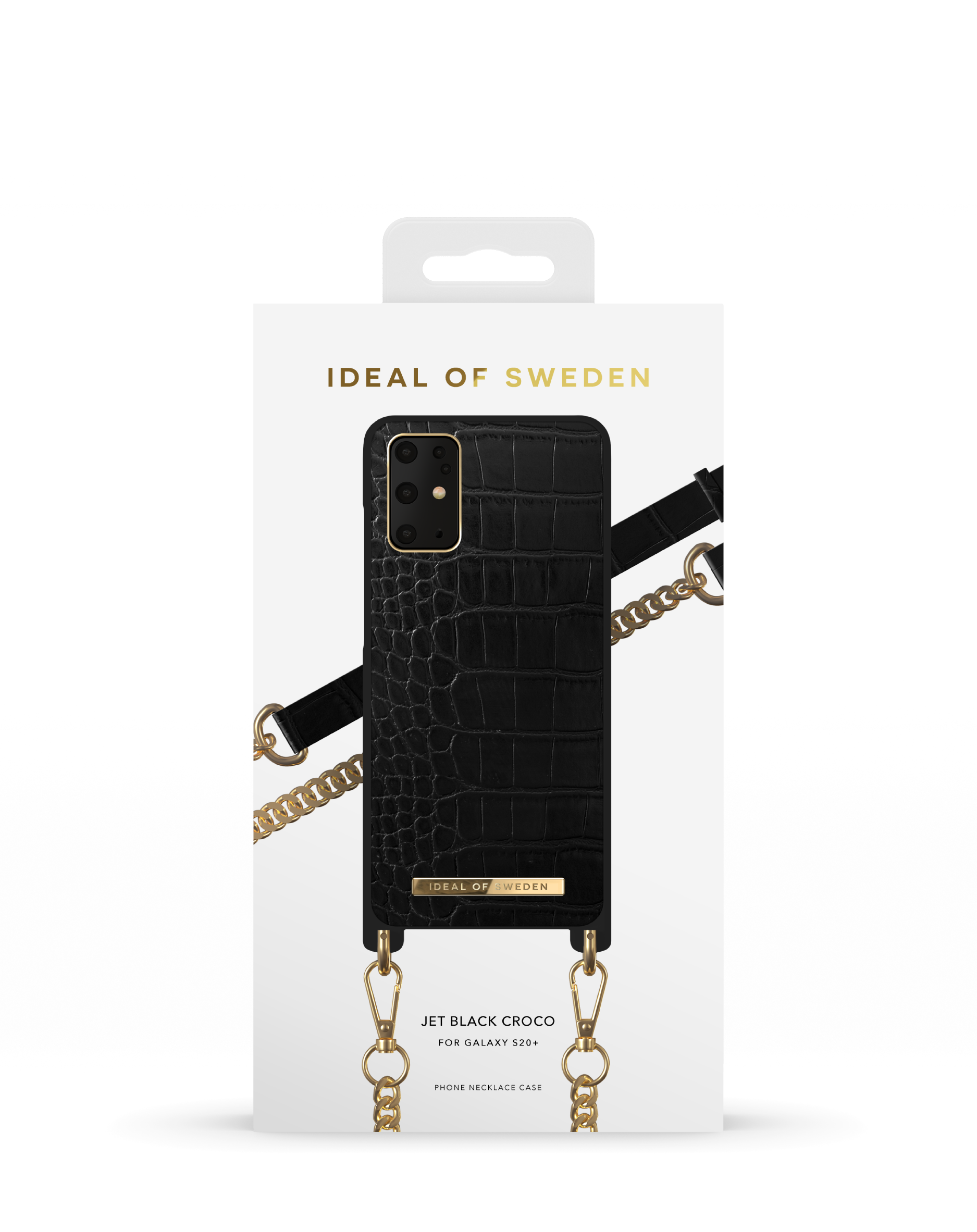 IDEAL OF SWEDEN IDNCSS20-S11P-207, Samsung, Backcover, Galaxy S20 Croco Ultra, Black Jet