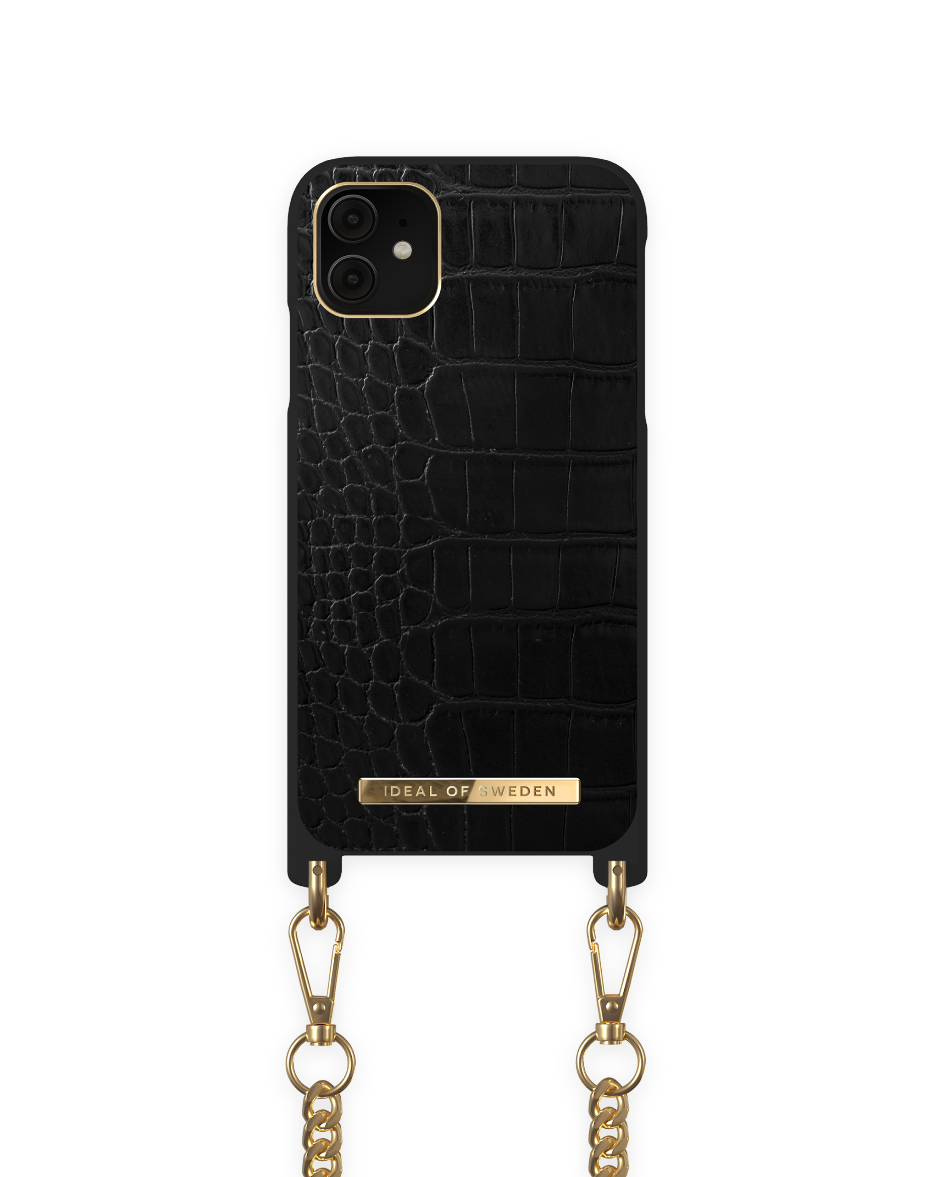 Black Apple, SWEDEN XR, 11, iPhone Croco iPhone OF Backcover, IDNCSS20-I1961-207, Jet IDEAL