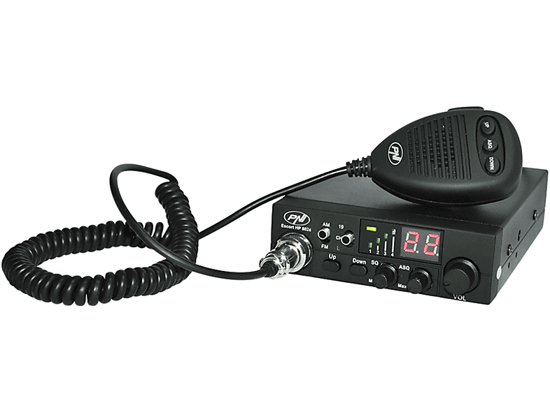 Radio, AM, 8024 FM, HP PNI Escort CB-Funkgerät Black