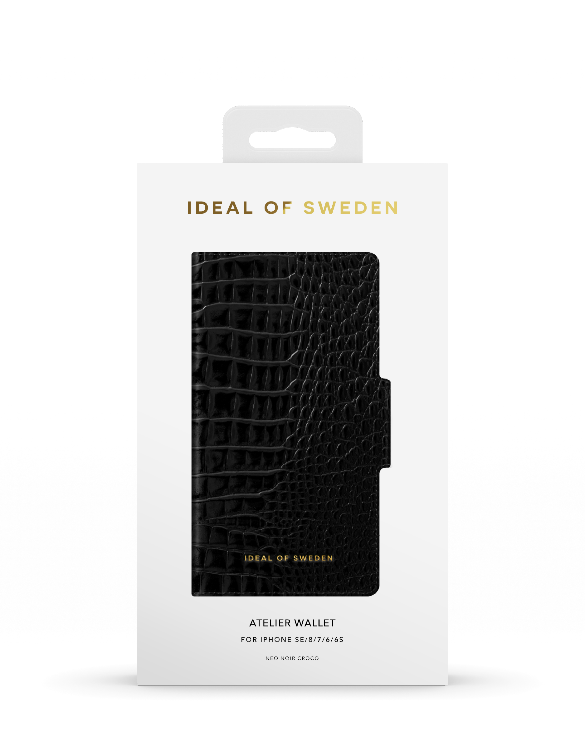 IDEAL OF SWEDEN SE Apple 7, 6(S), iPhone Croco Noir iPhone Bookcover, Apple Neo Apple iPhone Apple (2020), Apple, 8, iPhone IDAW-I7-236