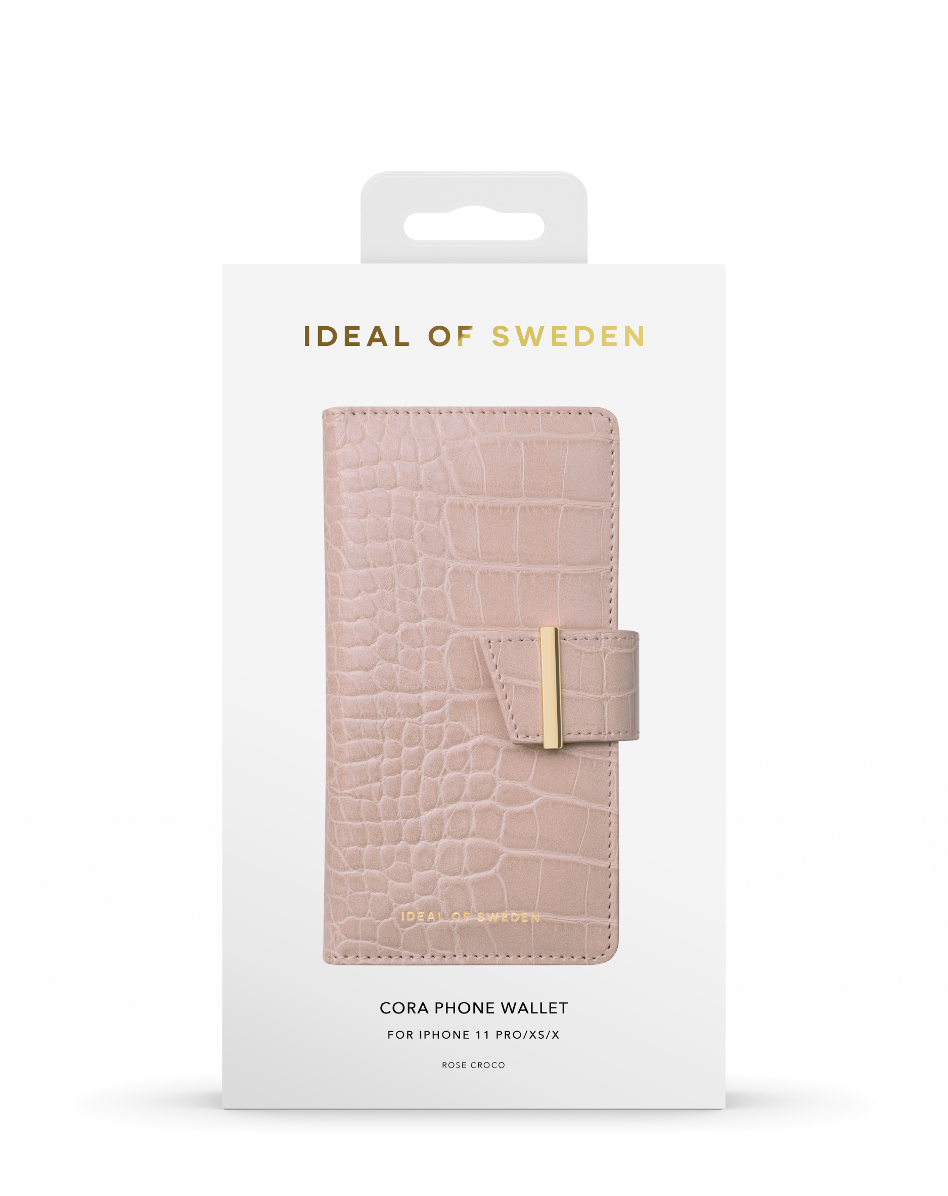 IDEAL OF SWEDEN IDPWSS21-I1961-273, Apple Croco XR, iPhone 11, Apple, iPhone Bookcover, Rose Apple