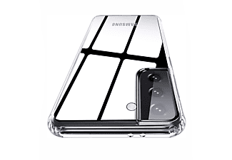 ARRIVLY Silikon Hülle Verstärkt, Backcover, Samsung, Galaxy S21 Plus, Transparent