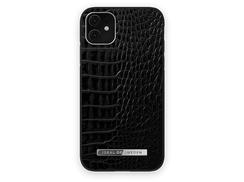 IDEAL OF SWEDEN IDACSS21-I1961-306, Backcover, Apple, Apple iPhone 11, Apple iPhone XR, Neo Noir Croco Silver