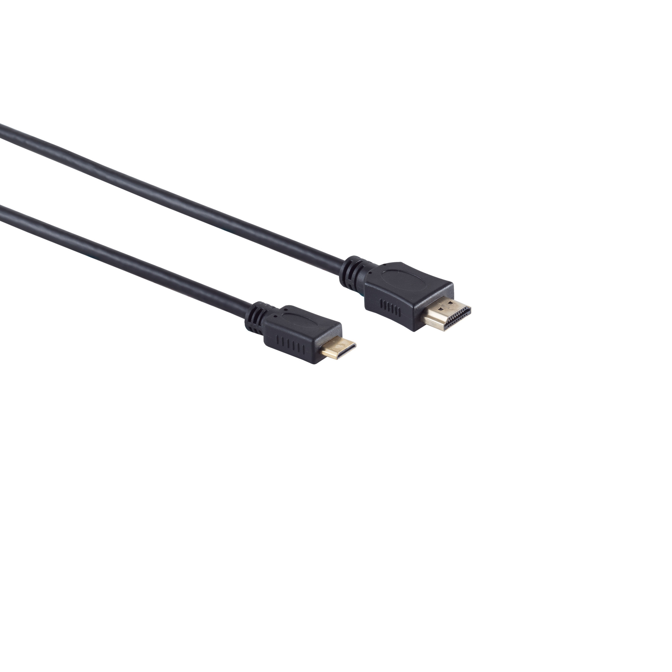 A-Stecker HDMI / HDMI KABELBUDE C-Stecker Kabel 2m verg. HEAC HDMI
