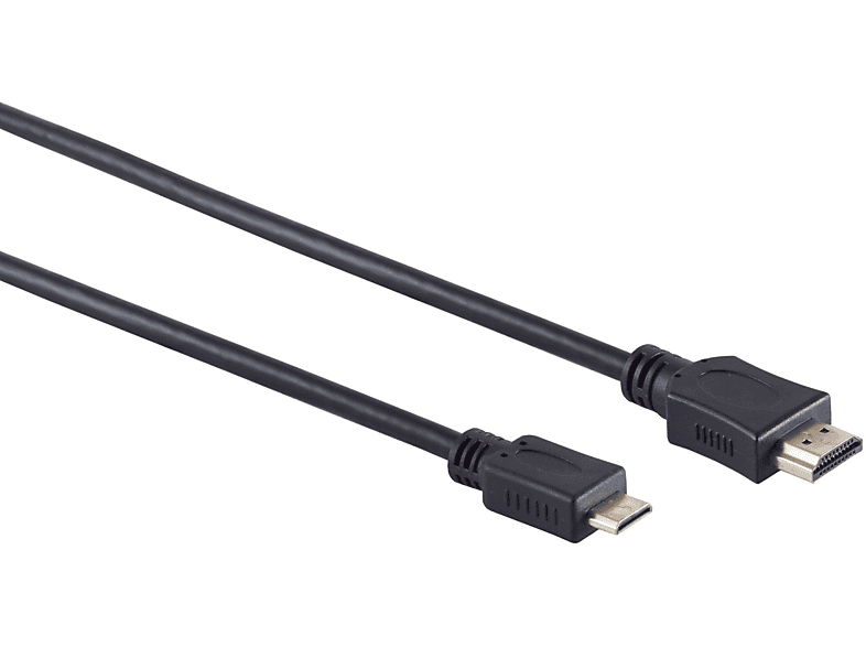 KABELBUDE HDMI A-Stecker / HDMI C-Stecker verg. HEAC 1m HDMI Kabel