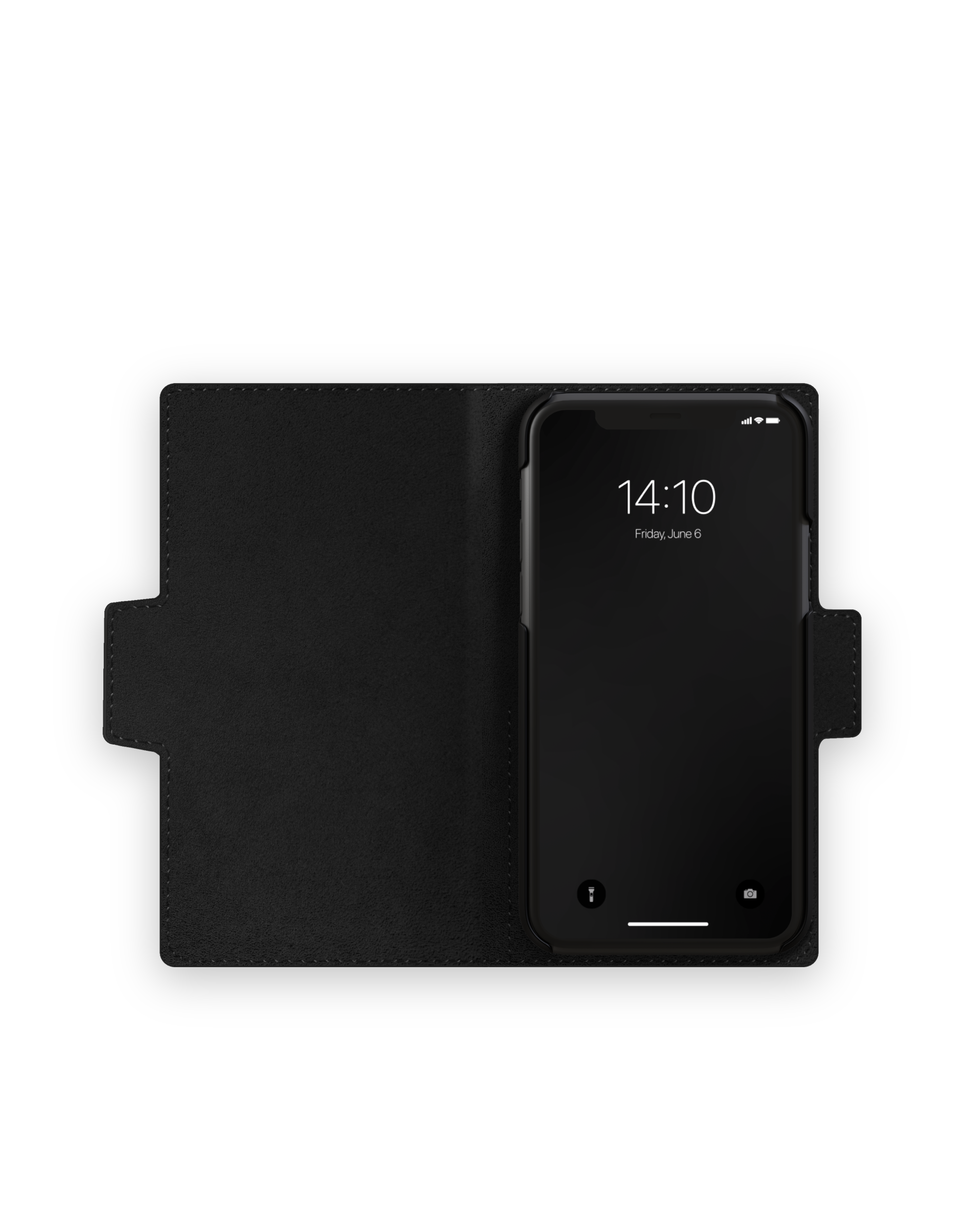 Bookcover, 13 iPhone Apple, IDEAL OF Noir Croco Mini, IDAW-I2154-236, Neo SWEDEN