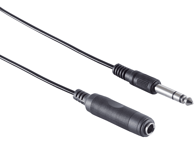 m 5m, Kabel KABELBUDE Klinkenstecker/ Klinken 5 6,3mm, Verlängerung, Klinkenbuchse