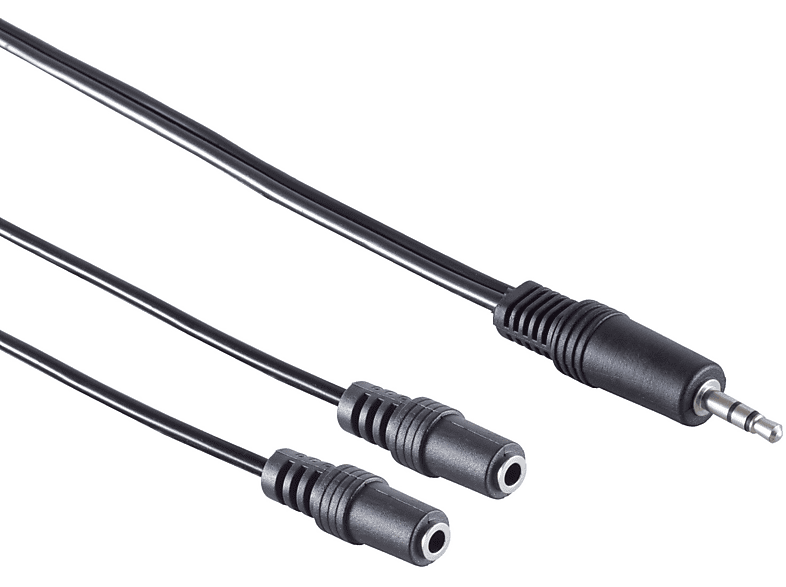 Klinkenst. 0,2m, 3,5mm 0,20 Verlängerung, KABELBUDE Kabel Stereo/ Klinken 2Klinkenbuchse m 3,5mm