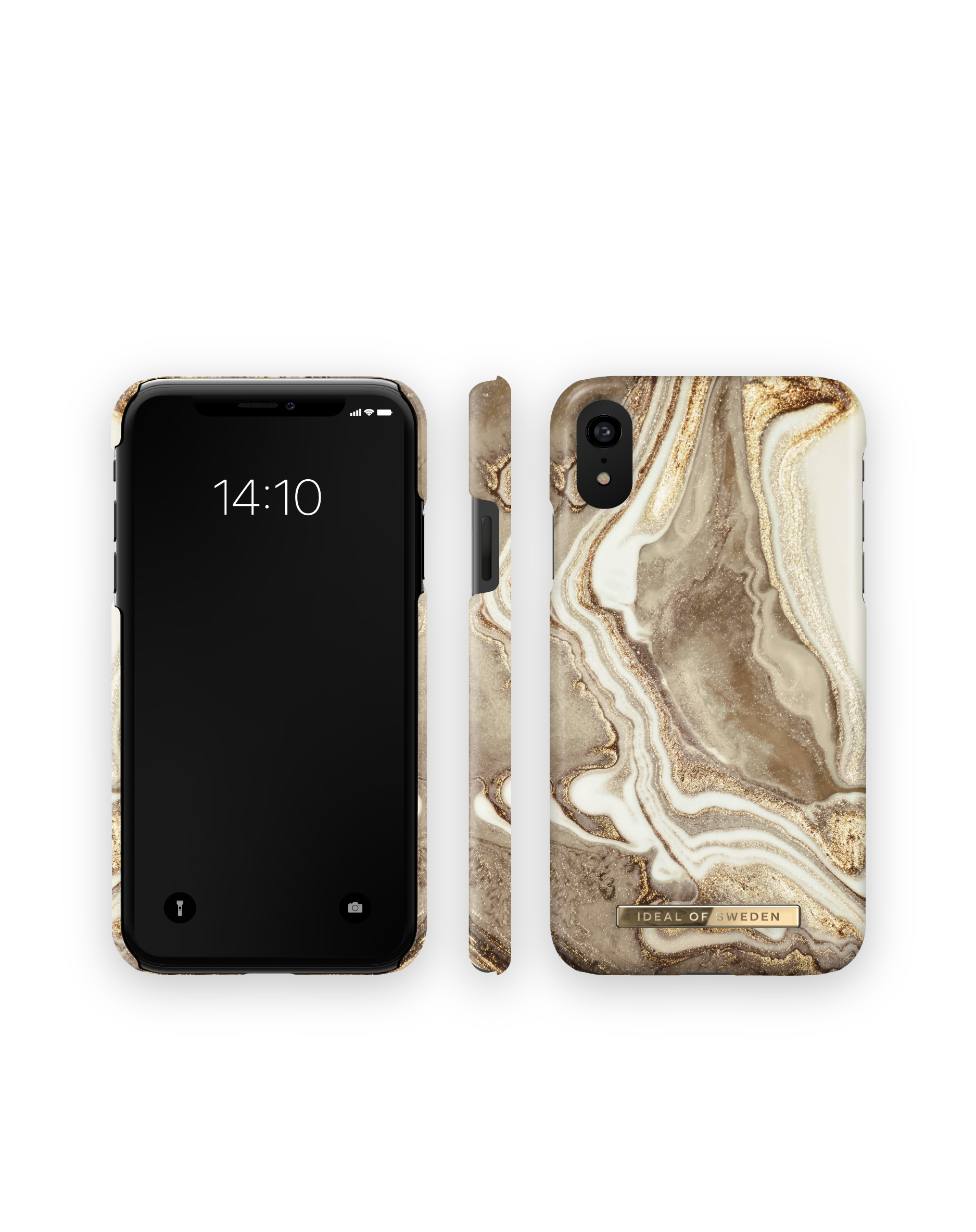 IDEAL OF SWEDEN iPhone Backcover, Sand IDFCGM19-I1961-164, Golden Apple Apple, 11, XR, iPhone Apple Marble