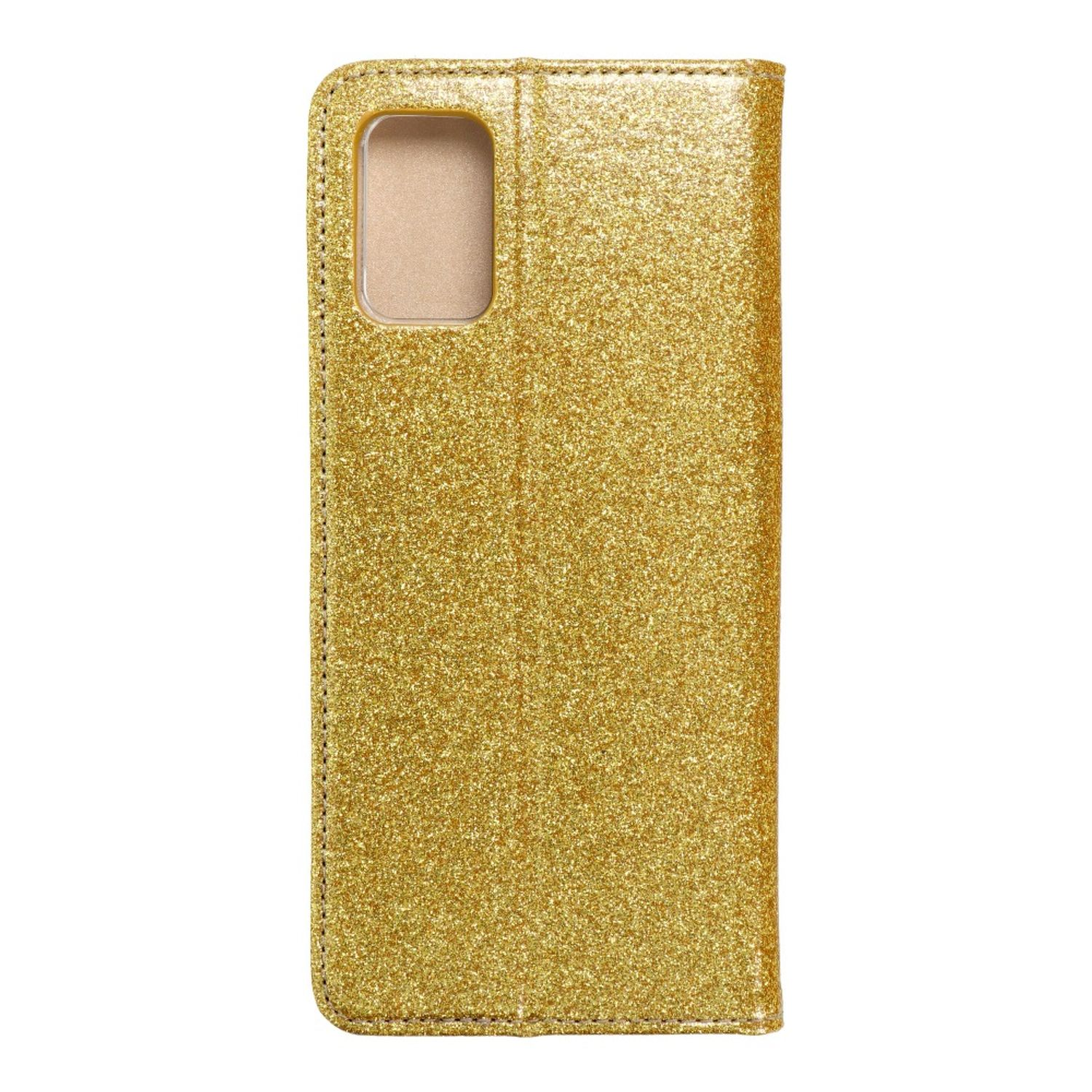 Gold Schutzhülle, Samsung, DESIGN A02s, KÖNIG Galaxy Bookcover,