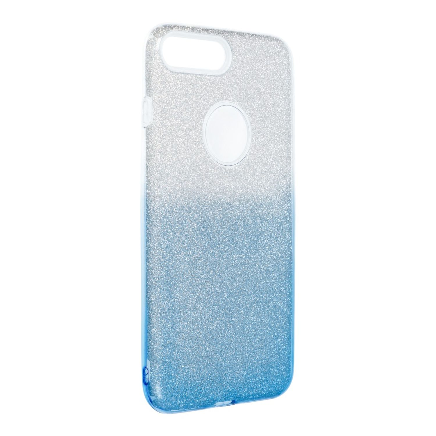 Backcover, / KÖNIG Plus, 8 DESIGN Blau iPhone Apple, Plus 7 Schutzhülle,