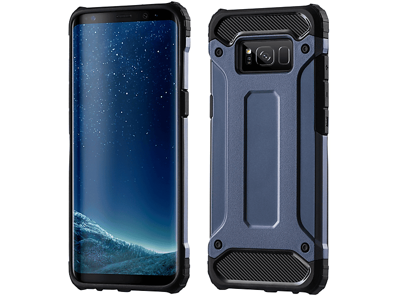 COFI S21, Galaxy Bumper, Hybrid Samsung, Armor, Blau