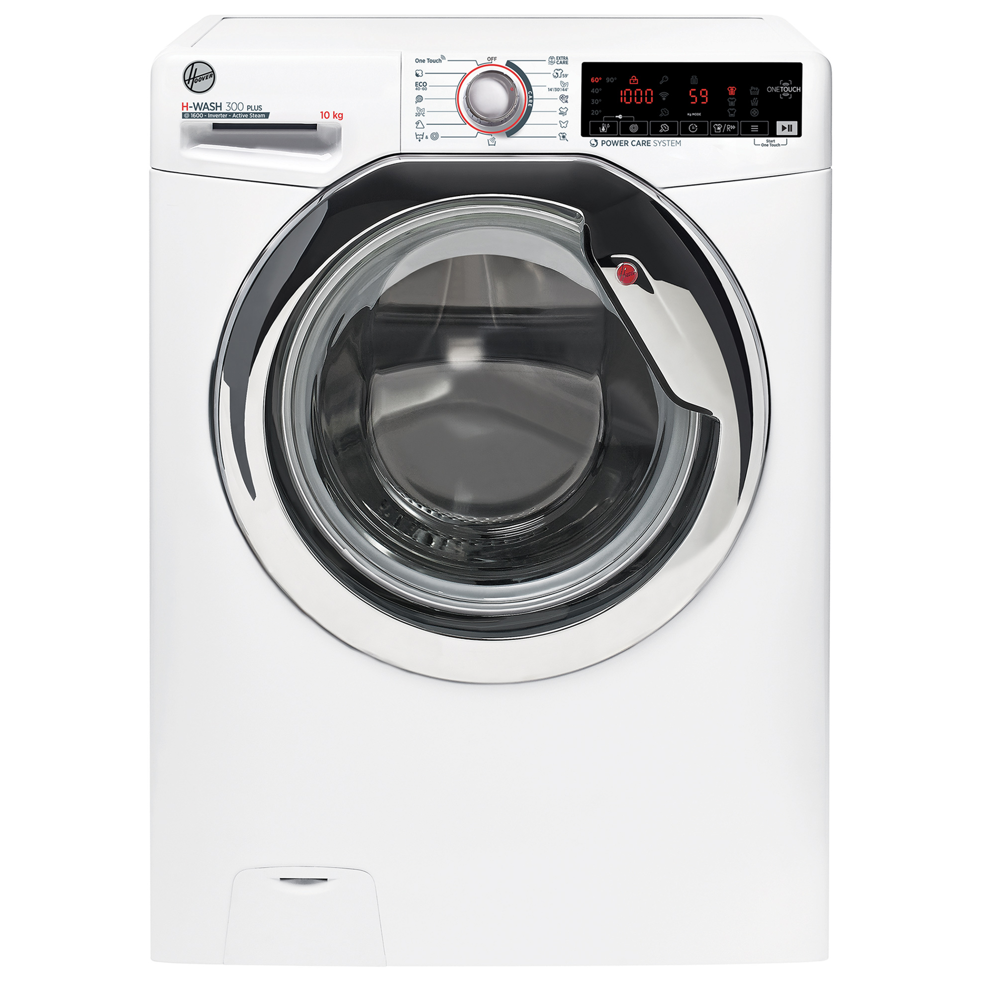 Lavadora carga frontal - H3WS610TAMCE/1-S HOOVER, 10 kg, 15 programas, Blanco