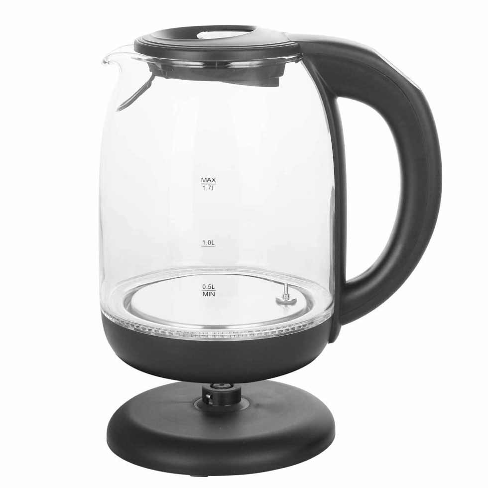 EMERIO WK-119255 Wasserkocher, Schwarz