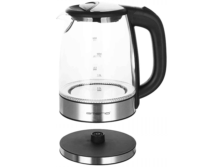 EMERIO WK-119988 Wasserkocher, Schwarz