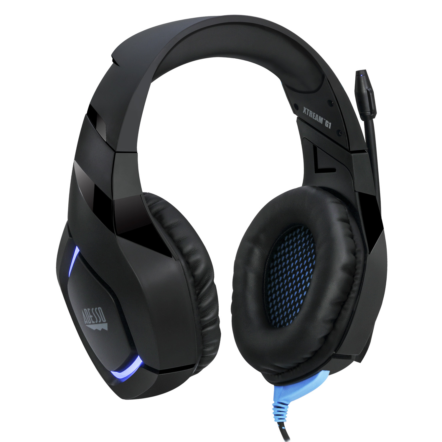 ADESSO Xtream G1, Gaming Over-ear schwarz Headset