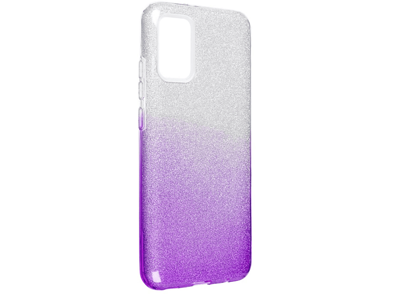 DESIGN Galaxy Violett KÖNIG Schutzhülle, Backcover, A02s, Samsung,