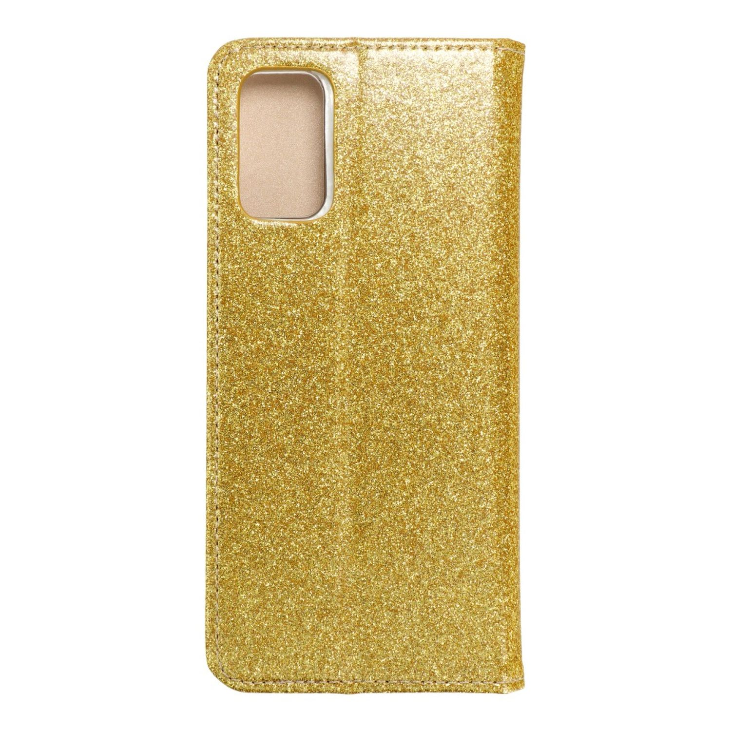 Bookcover, Samsung, Schutzhülle, S20 DESIGN Galaxy Plus, KÖNIG Gold