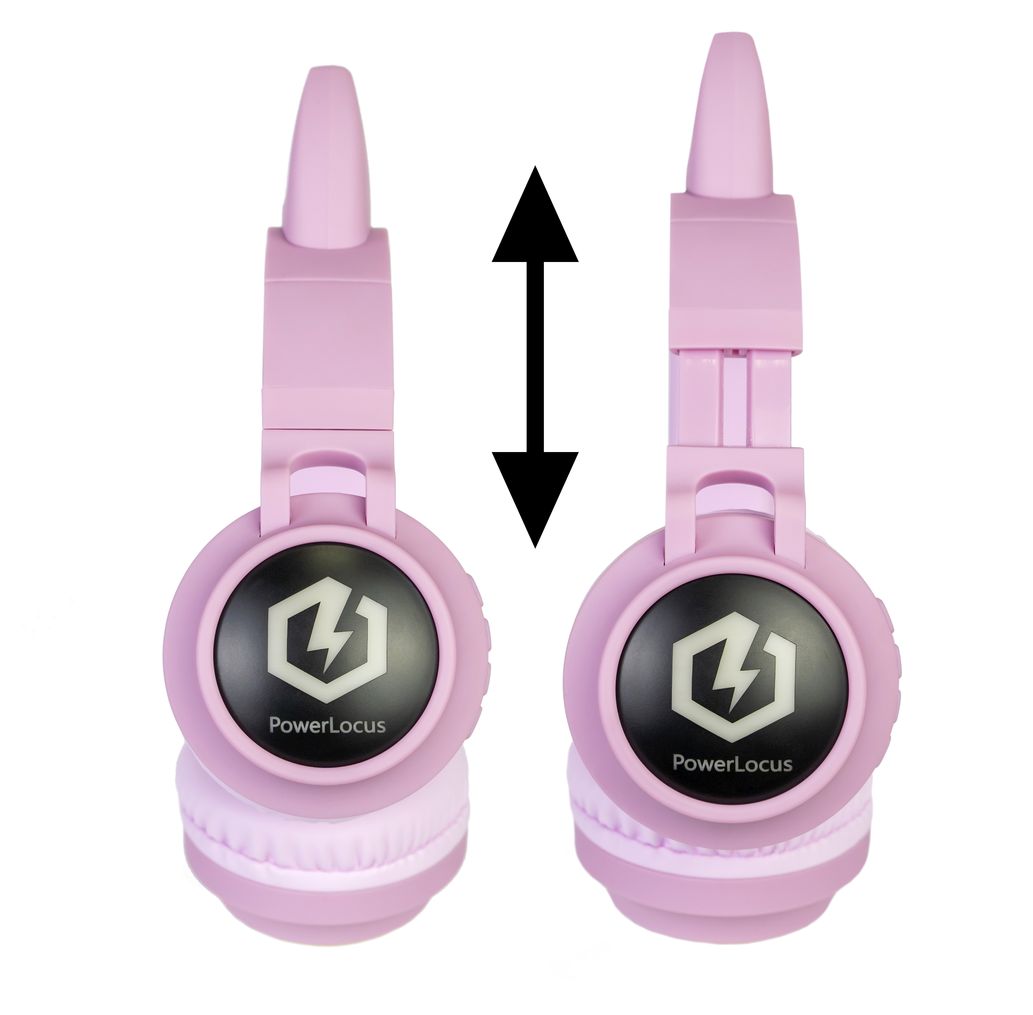 Kinder, Kopfhörer Rosa für Buddy Bluetooth Over-ear POWERLOCUS