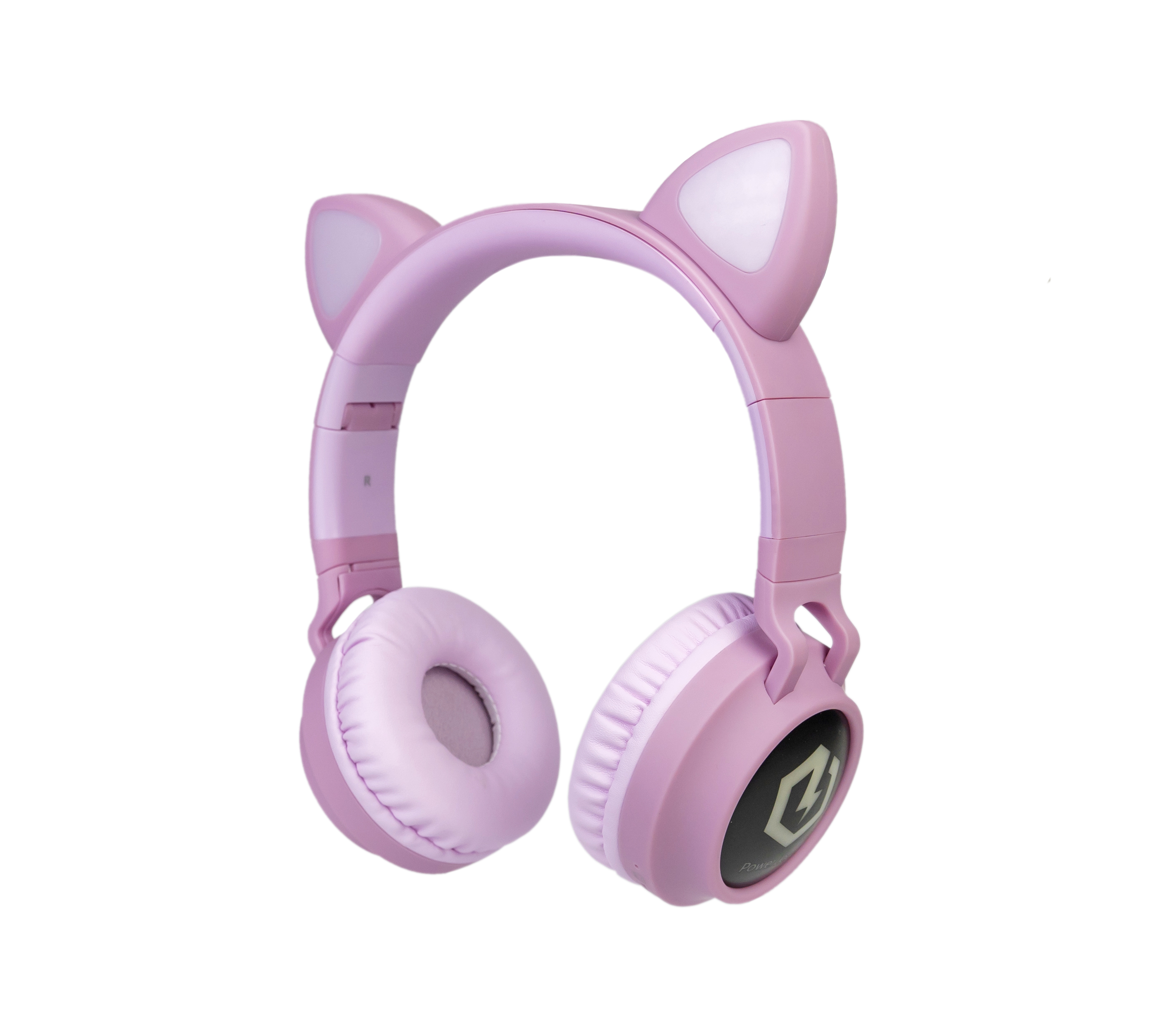 Kopfhörer Rosa POWERLOCUS Bluetooth Kinder, Over-ear Buddy für