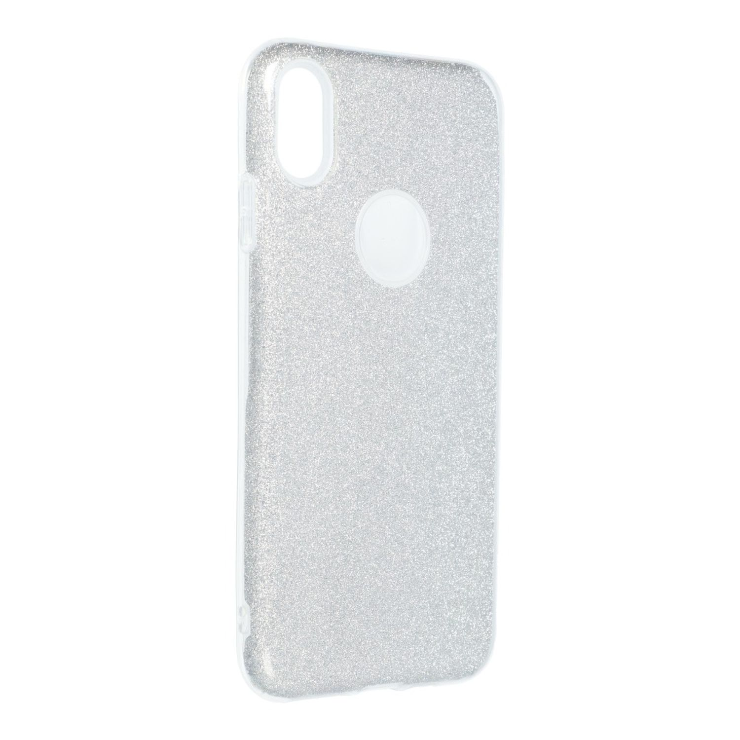 iPhone DESIGN Backcover, KÖNIG Silber Schutzhülle, Apple, XS Max,