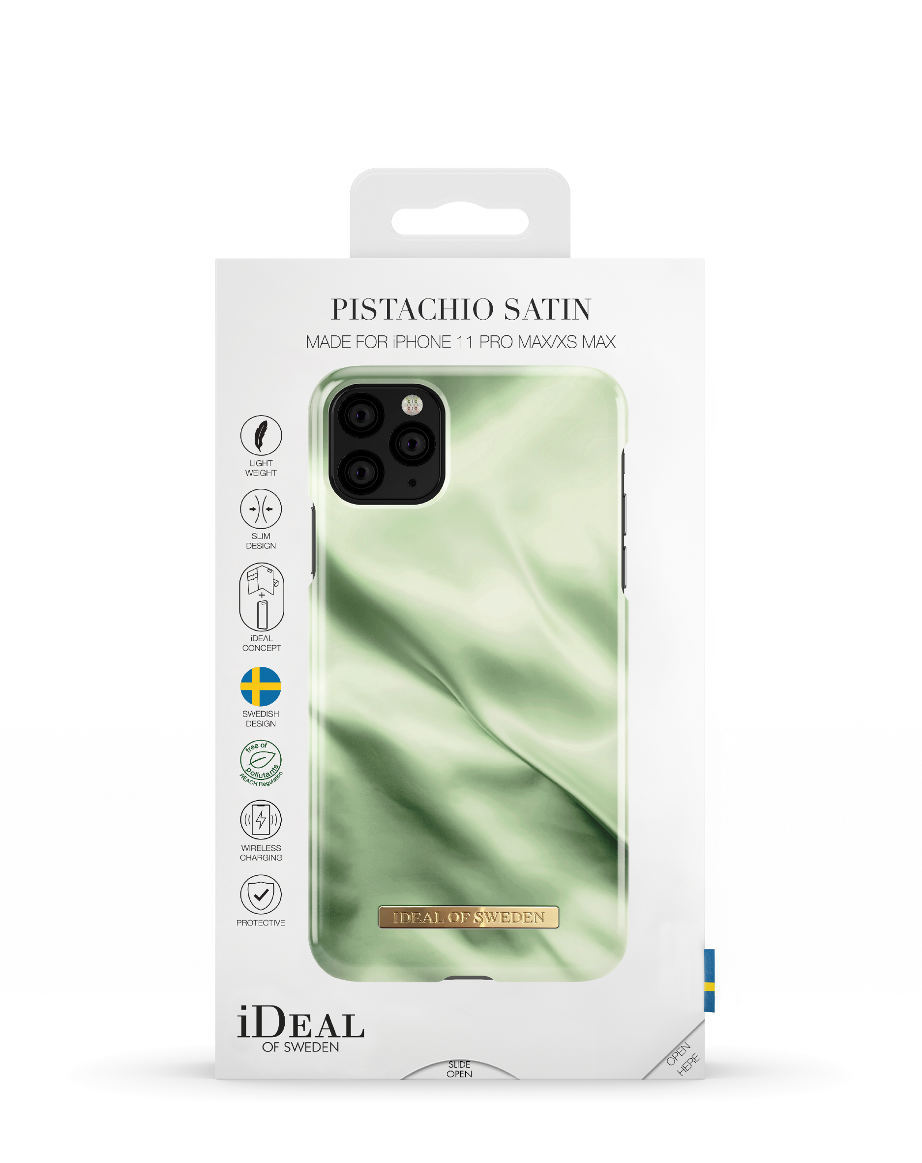 Apple Max, Apple, Max, Backcover, IDEAL Satin Pistachio Apple iPhone OF 11 Pro IDFCSC19-I1965-189, SWEDEN iPhone XS