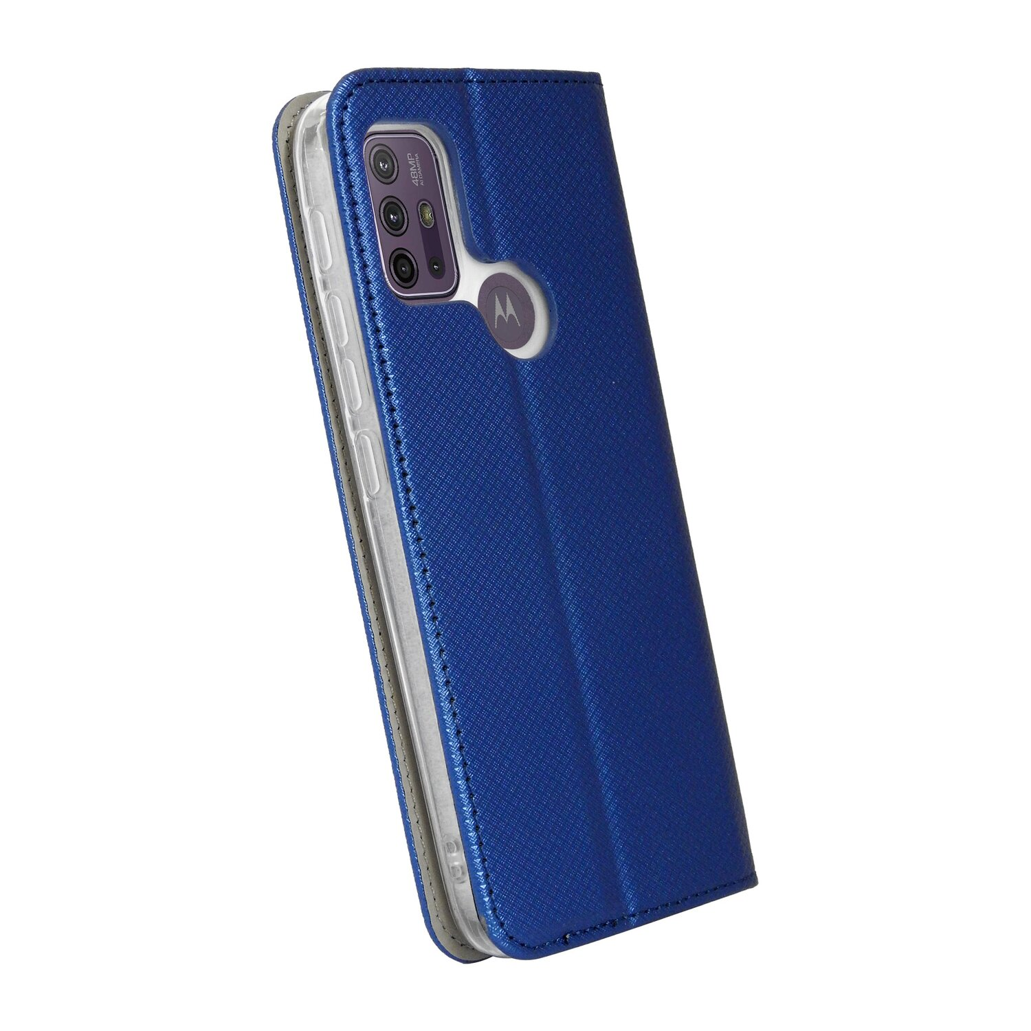 COFI Smart Moto Motorola, Bookcover, Blau Case, G30