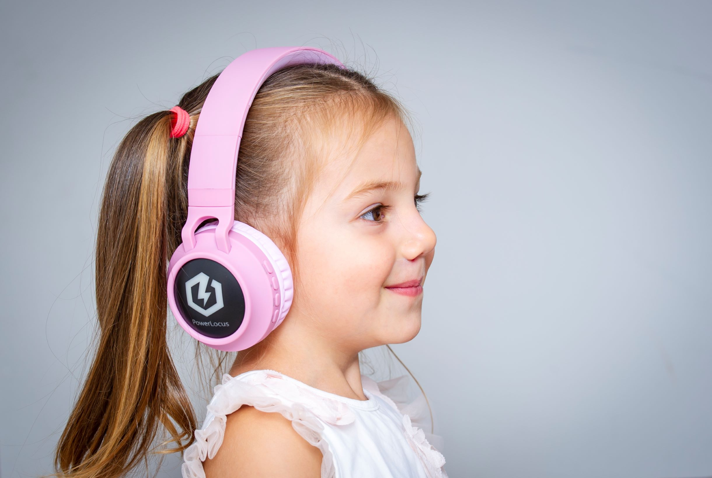 POWERLOCUS Kinder, Kopfhörer für Buddy Over-ear Rosa N Ohren Bluetooth