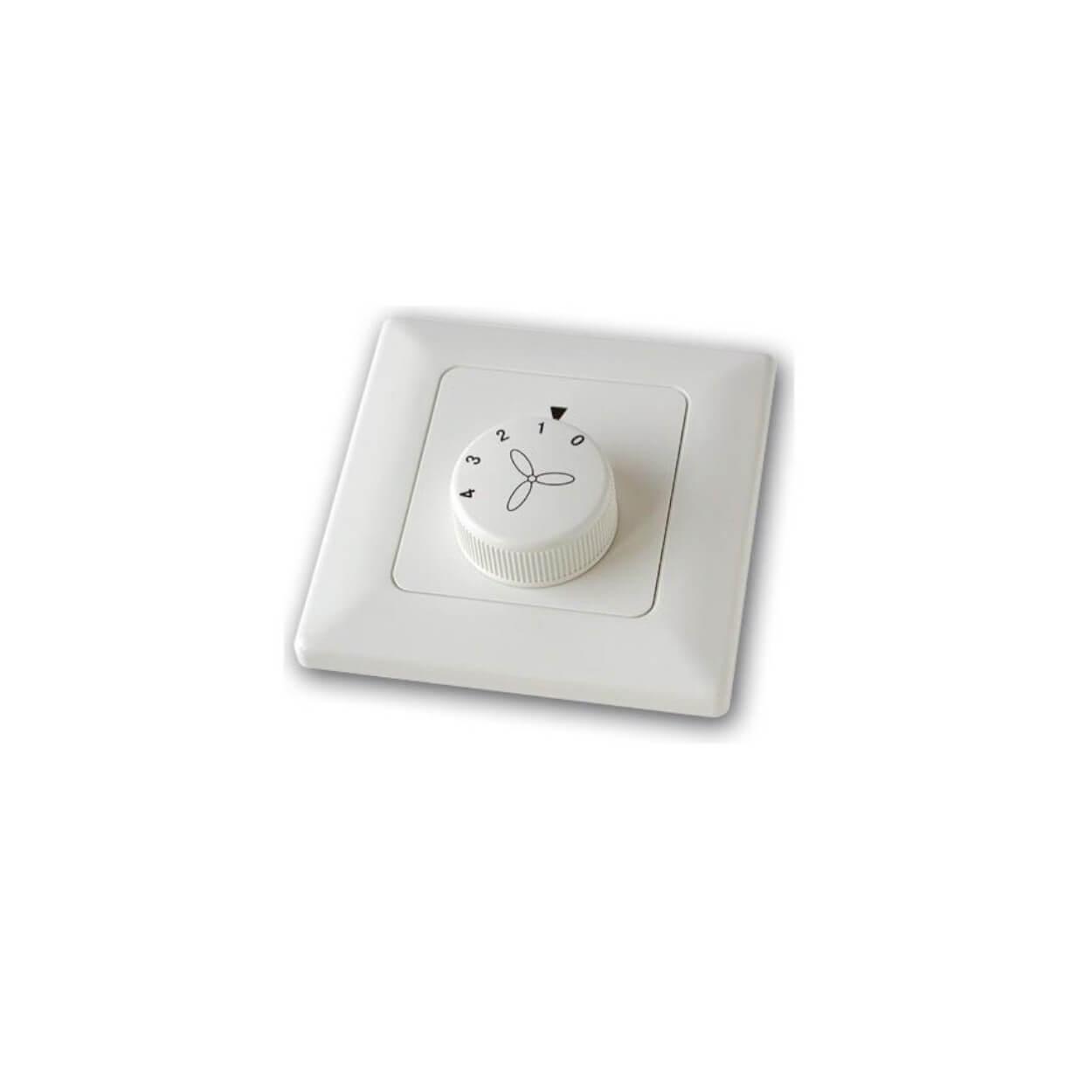 PEPEO Wandschalter / Stufenschalter LichtRegelgerät Schalter / Regelgerät Watt) für Deckenventilator (0 Weiß / Schalter ohne