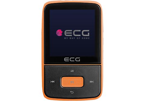 ECG PMP 30 8GB | 1,5" Display | 26 Stunden Laufzeit | MP4 Player 8 GB, Orange