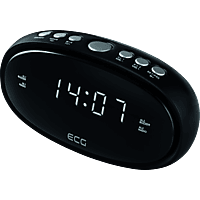 ECG RB 010 | Radiowecker | 2 Weckzeiten | Ausschalt-Timer | PLL FM | Radiowecker Schwarz