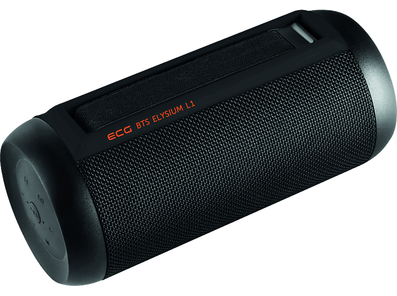 Sound MediaMarkt Bluetooth-Lautsprecher Drahtloser schwarz Kraftvoller L1 | | | 8 Akku BTS (20W) Stunden | ECG | Wasserbeständig