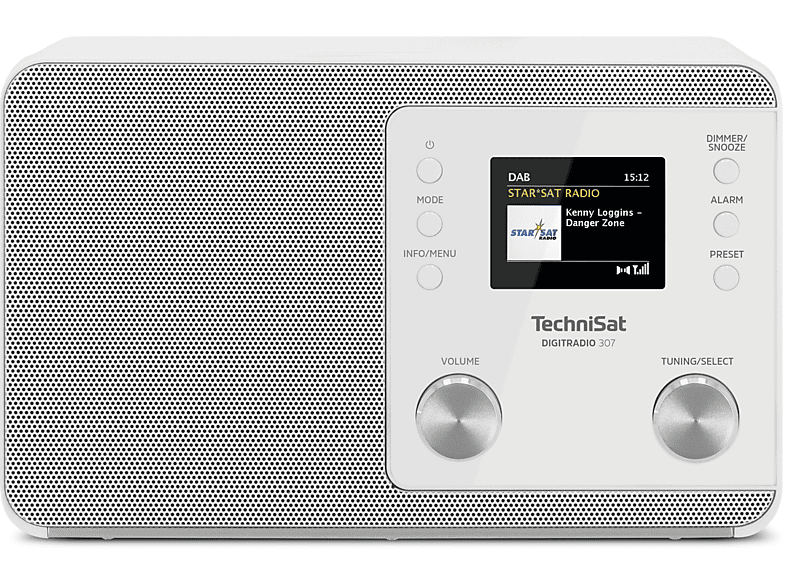 TECHNISAT DIGITRADIO 307 DAB+ Radio, DAB+, FM, DAB+, weiß SATURN