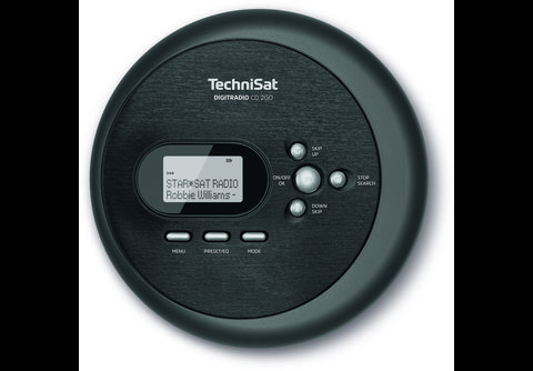 MP3-Player SATURN tragbarer | TECHNISAT schwarz 2GO DIGITRADIO CD