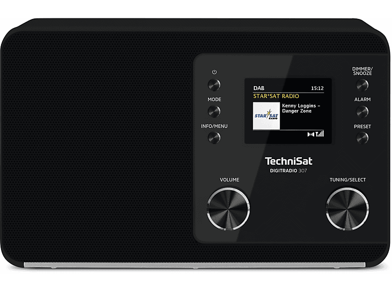 TECHNISAT DIGITRADIO 307 DAB+ Radio, DAB+, FM, DAB+, Bluetooth, schwarz