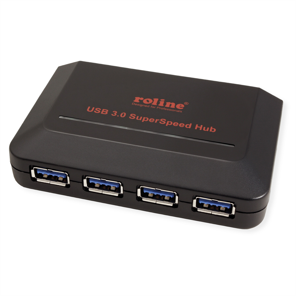 ROLINE USB 3.2 Gen 1 4fach, USB schwarz Hub, Hub
