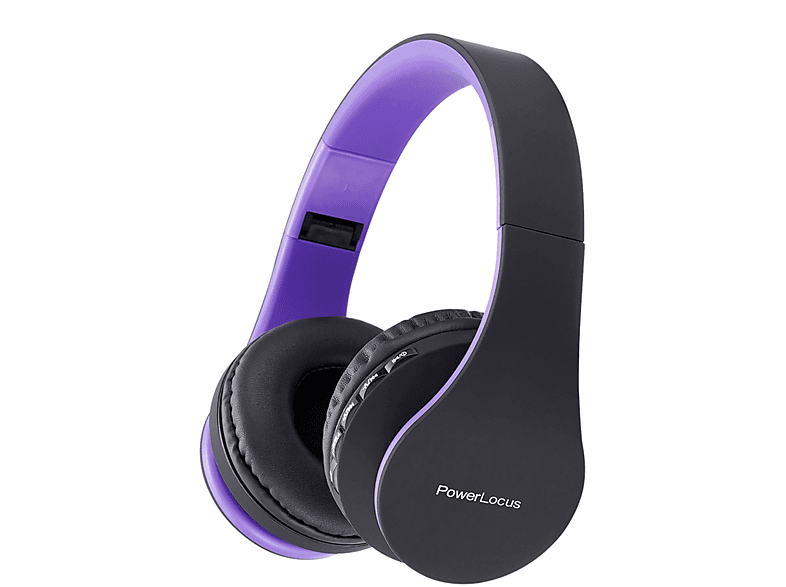 POWERLOCUS P1, Over-ear Kopfhörer Bluetooth Lila