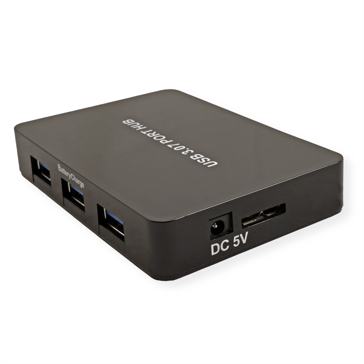 VALUE USB 3.2 Netzteil, Ports, 1 Hub mit schwarz USB Hub, 7 Desktop Gen
