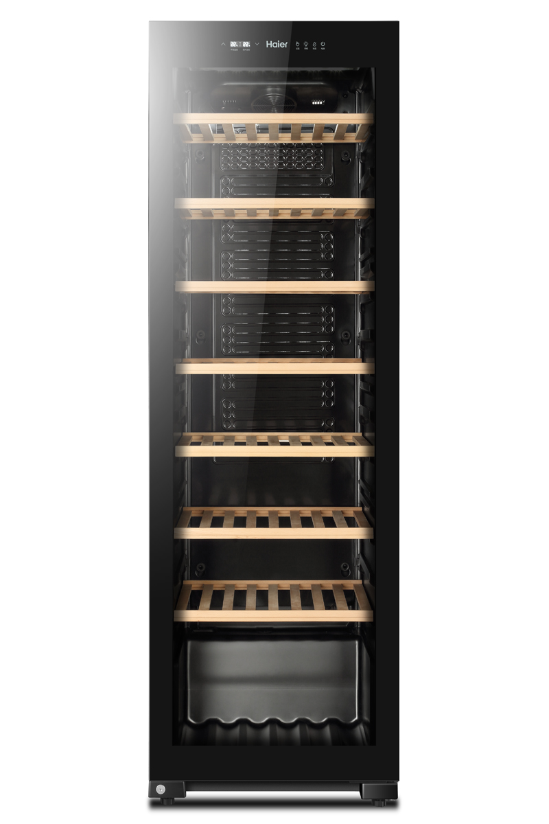 HAIER WS171GA Weinkühlschrank Schwarz) G, EEK (164 kWh/Jahr