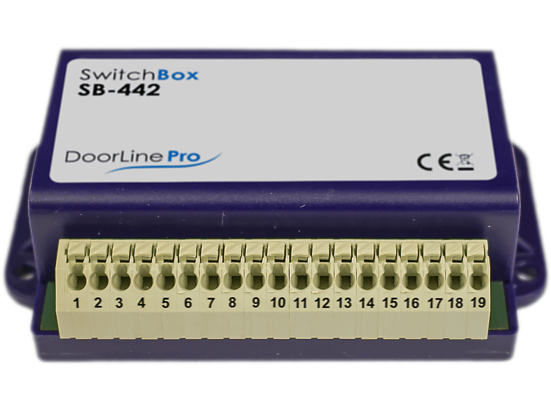 DOORLINE SwitchBox Box, und DECT Slim, Dunkelblau Pro Switch 442 DoorLine SB Slim zur Erweiterung Exclusive