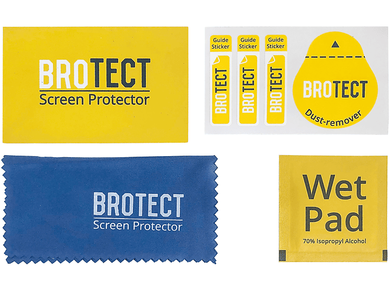 Brotect Pellicola Protettiva 3D Curva Full-Cover Per Gigaset SL450HX – 2 Pezzi, Auto-riparante, Anti-impronta, Made In Germany