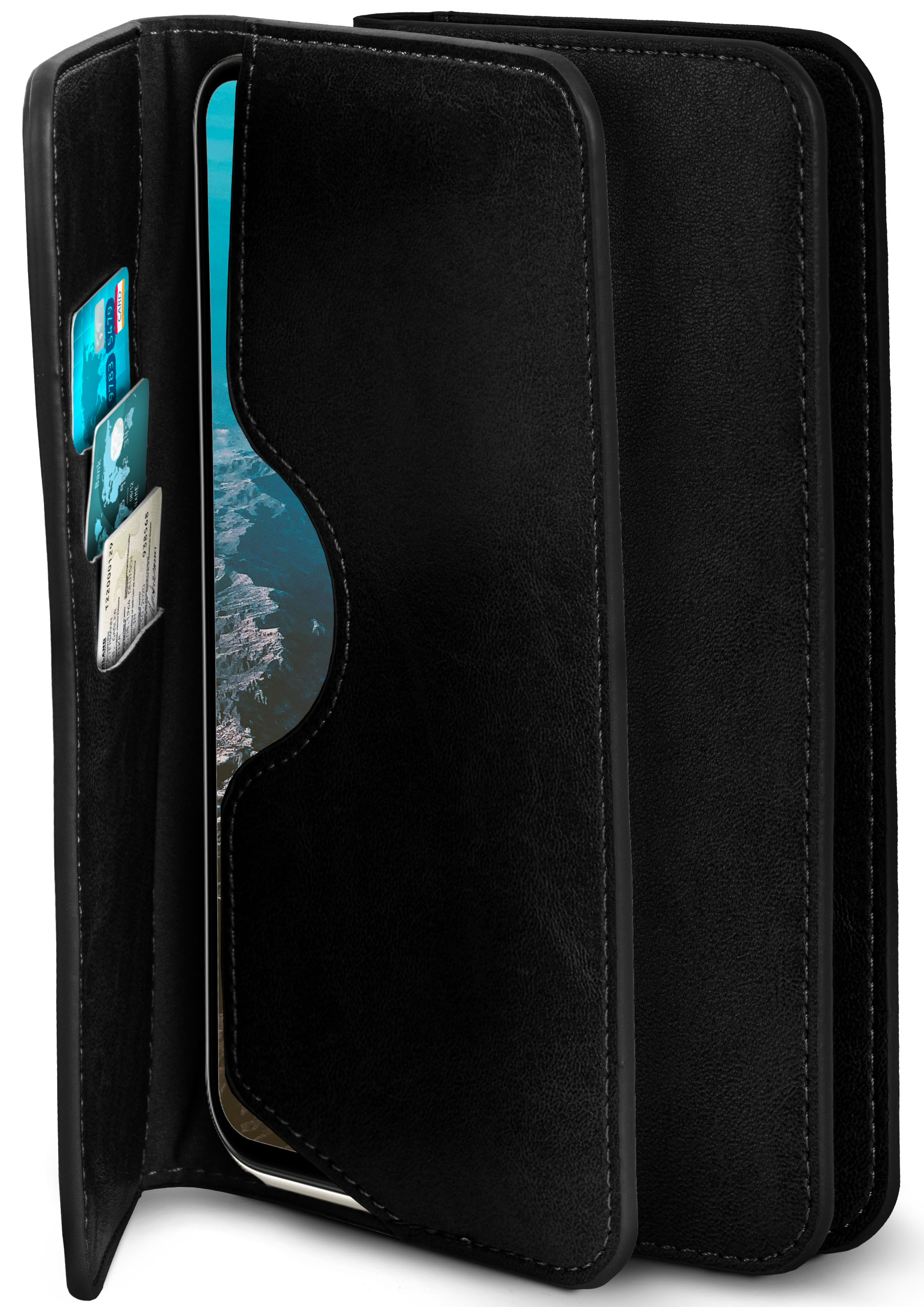 MOEX Purse Case, Flip Cover, 8, Schwarz iPhone iPhone / Apple, 7